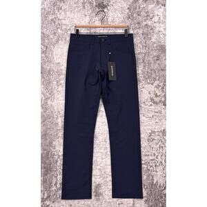 New Western Rise Evolution Pants 28 x 30 Mens Slim Fit Blue Four Way Stretch